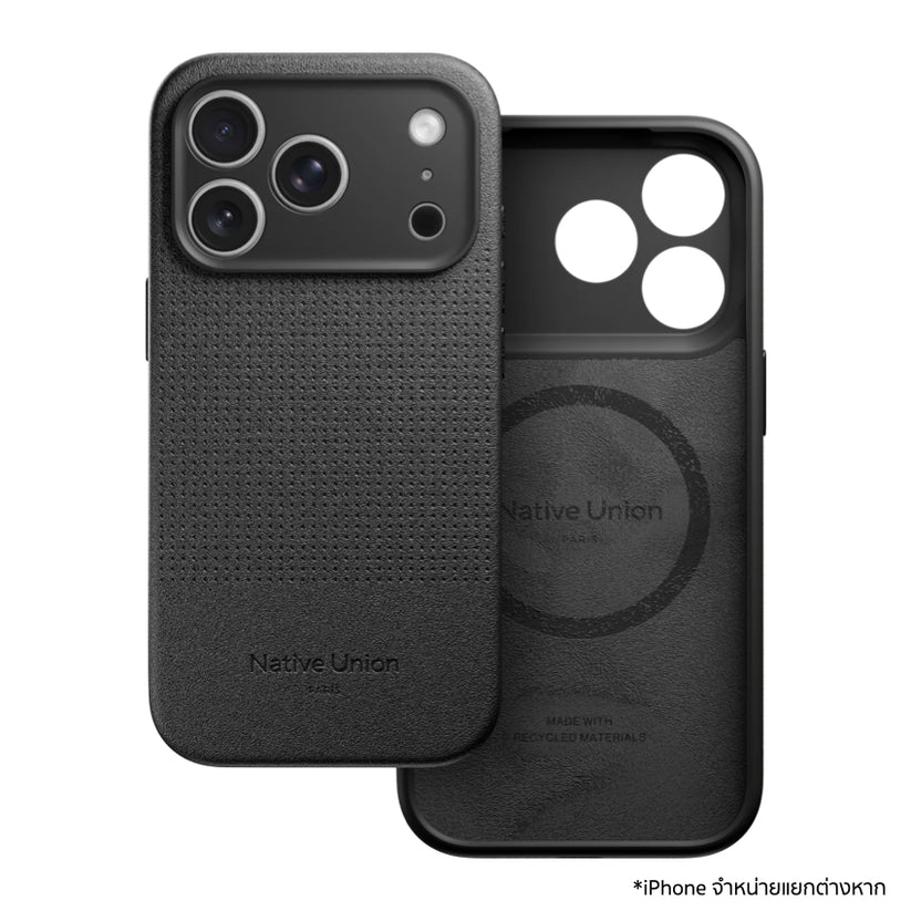 เคสป้องกันรอยขีดข่วน iPhone 17 Pro สีดำ