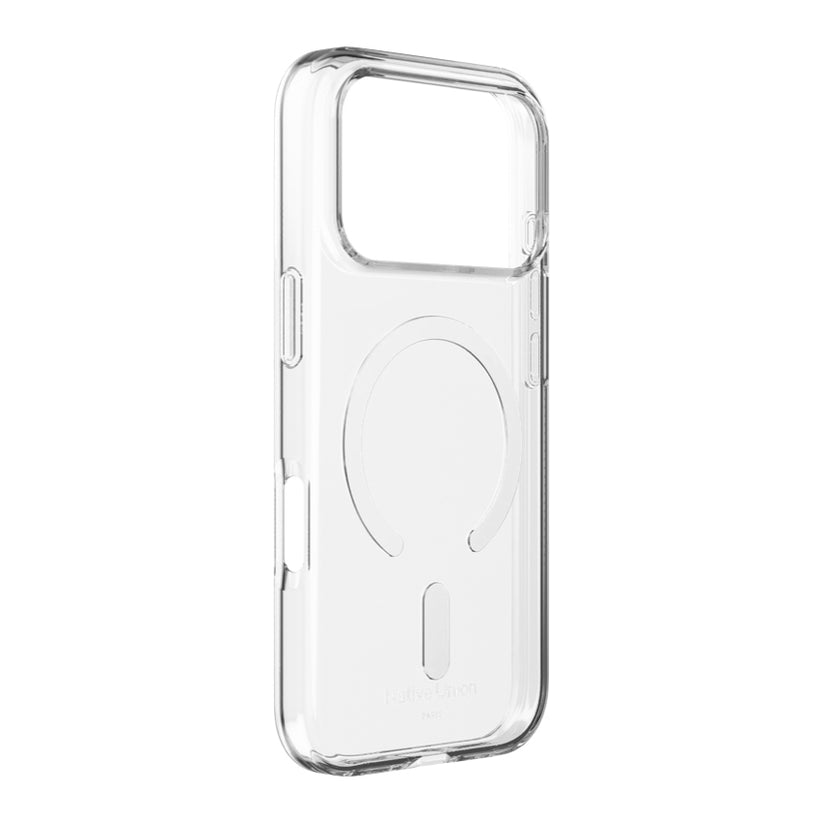 iPhone 17 Pro พร้อมเคสโปร่งใส Nativeuion