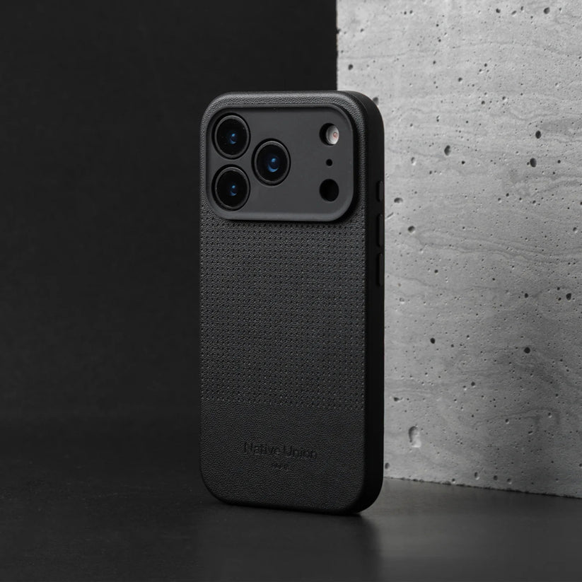 เคสหนังเทียมรีไซเคิล iPhone 17 Pro  Max Black