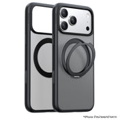 Torras iPhone 17 Pro Max Case Ostand R Series - Black  เคสใสพร้อมขาตั้งหมุนได้ 360° รองรับชาร์จไร้สาย