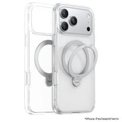 เคสกันกระแทก iPhone 17 Pro Max Torras Ostand Spin Series - Clear ขาตั้งหมุนได้ 360° ดีไซน์แข็งแรง ทนทาน รองรับการชาร์จไร้สาย