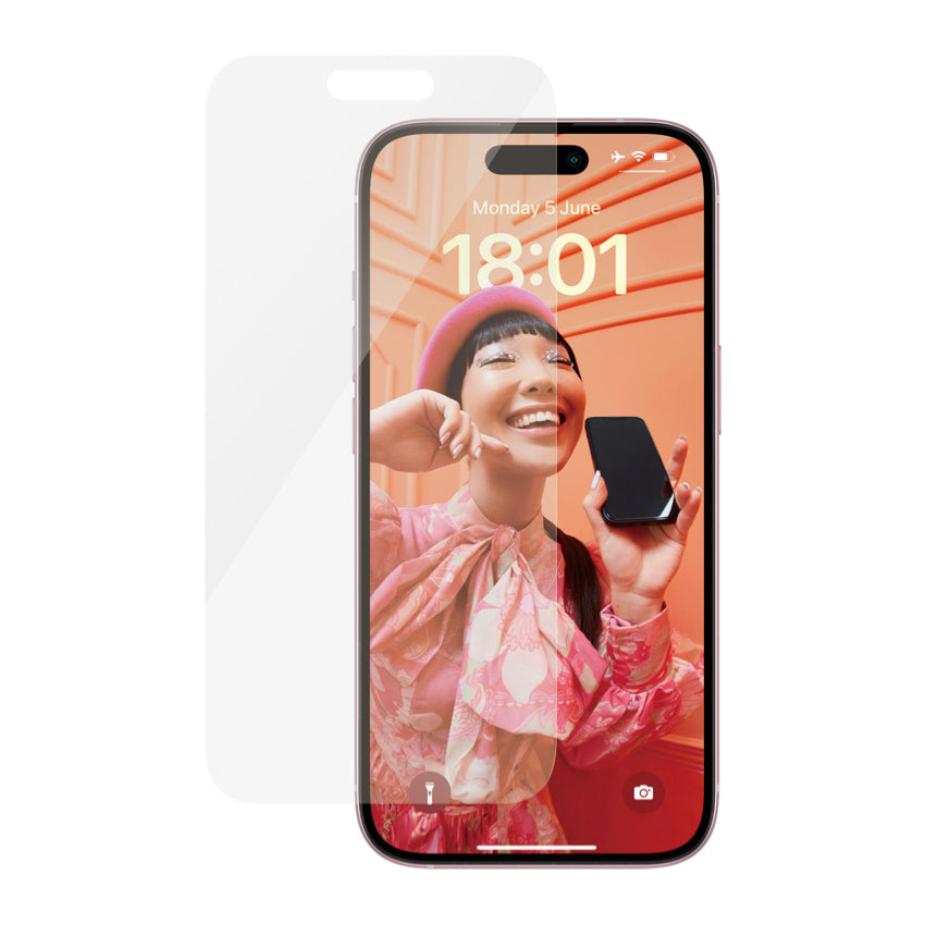 ฟิล์มกระจก แบบไม่เต็มจอ Classic Fit สำหรับ iPhone 15