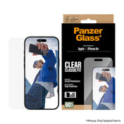 ฟิล์มกระจก iPhone Air PanzerGlass Classic Fit กันรอยขีดข่วนและแรงกระแทก