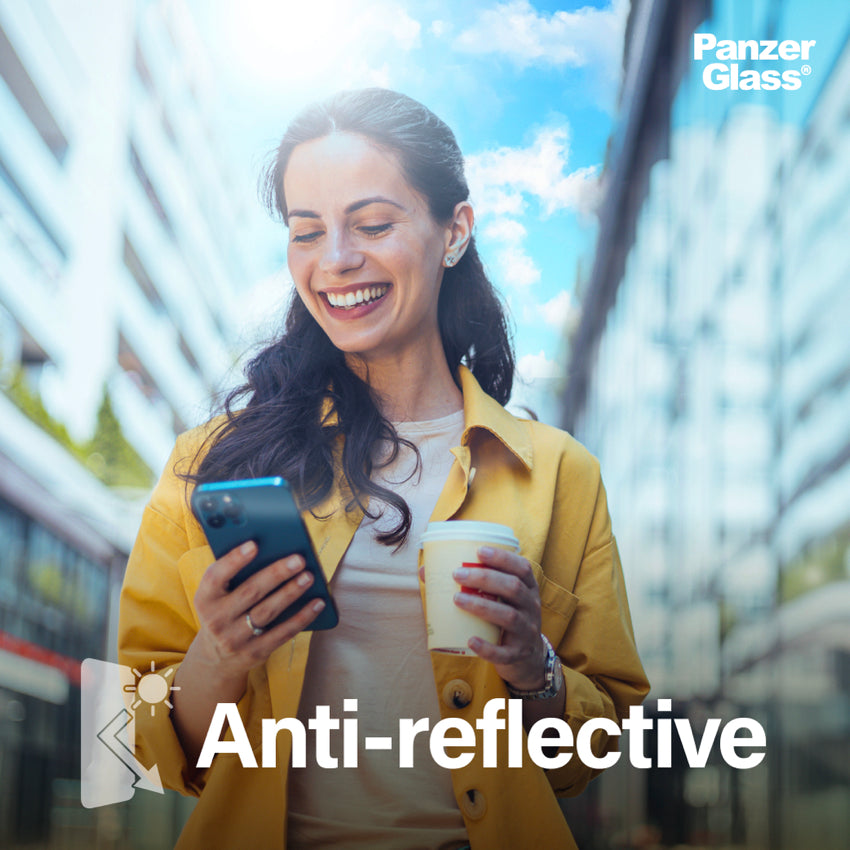 ฟิล์มกันแสงสะท้อนและกันแสงสีฟ้า Panzerglass Ultra Wide Fit  สำหรับ iPhone 16 Pro