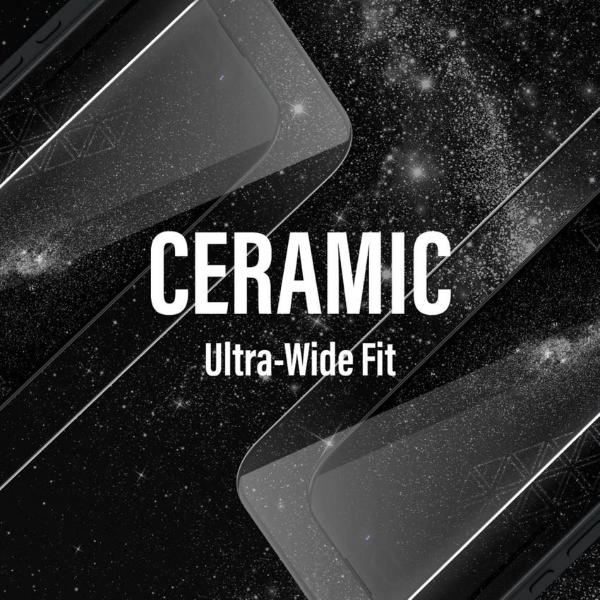 ฟิล์มเซรามิกกันรอย Panzerglass Ultra Wide Fit for iPhone 16 Pro Max