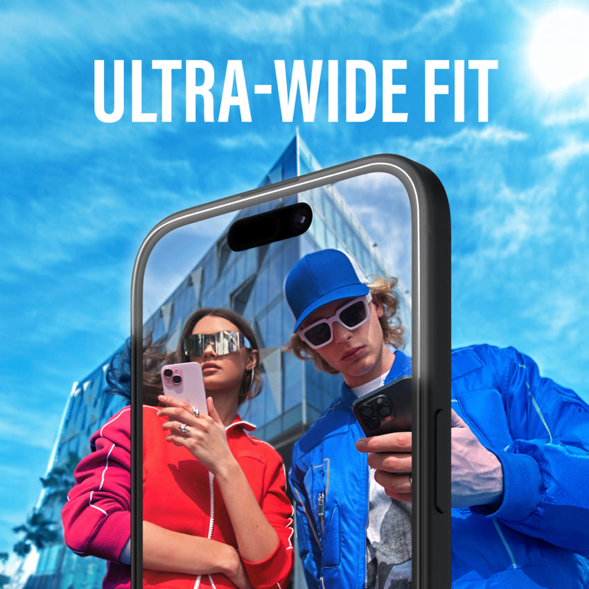 ฟิล์มกระจกกันรอย Panzerglass Ultra Wide Fit For iPhone 16 Plus