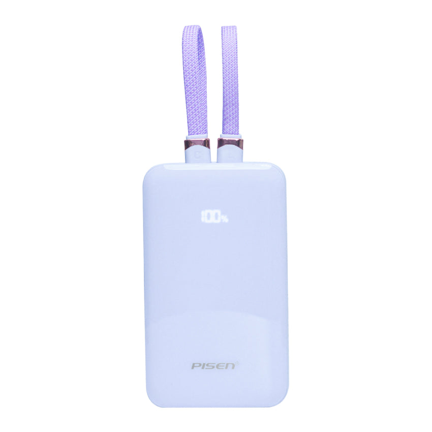 แบตเตอรี่สำรองพกพา PowerLink X2 ความจุ 10000 mAh สี Blue แบรนด์ PISEN