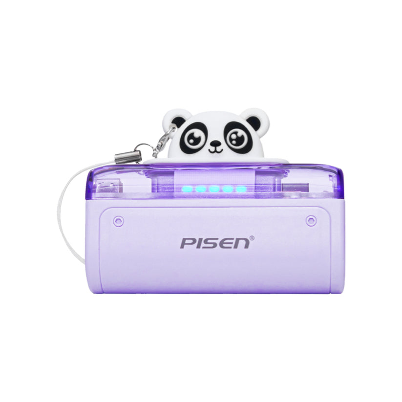 แบตเตอรี่สำรองพกพา Power Tiny 22.5 วัตต์ ความจุ 5000 mAh - Purple แบรนด์ PISEN