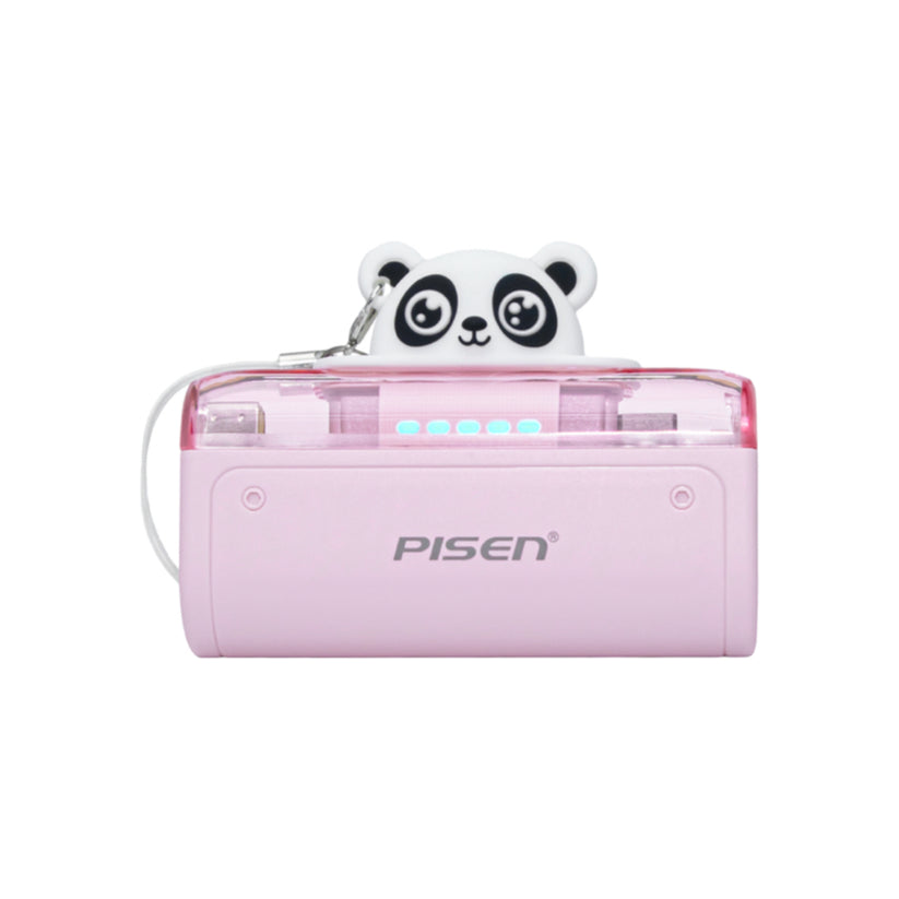 แบตเตอรี่สำรองพกพา Power Tiny 22.5 วัตต์ ความจุ 5000 mAh - Pink แบรนด์ PISEN