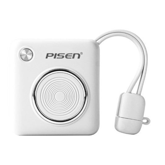 แบตเตอรี่สำรองพกพา Retro Power Block สี White แบรนด์ PISEN