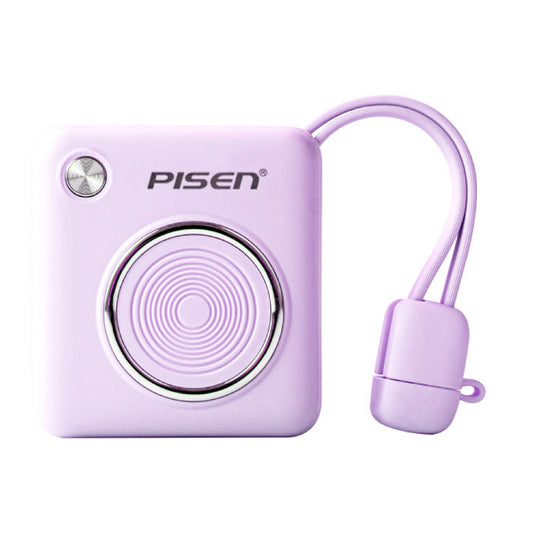 แบตเตอรี่สำรองพกพา Retro Power Block สี Purple แบรนด์ PISEN