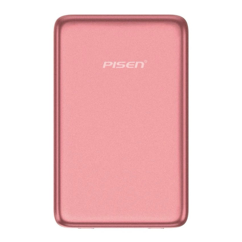 แบตเตอรี่สำรองไร้สาย Pisen SleekVolt 20W ความจุ 5000mAh ดีไซน์บางพรีเมียม รองรับ MagSafe Qi2 ชาร์จเร็ว พกพาง่าย ใช้งานสะดวกทุกวัน