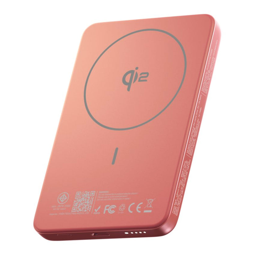 แบตเตอรี่สำรองไร้สาย Pisen SleekVolt 20W ความจุ 5000mAh ดีไซน์บางพรีเมียม รองรับ MagSafe Qi2 ชาร์จเร็ว พกพาง่าย ใช้งานสะดวกทุกวัน