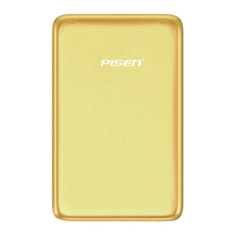 แบตเตอรี่สำรองไร้สาย Pisen SleekVolt 20W ความจุ 5000mAh ดีไซน์บางพรีเมียม รองรับ MagSafe Qi2 ชาร์จเร็ว พกพาง่าย ใช้งานสะดวกทุกวัน