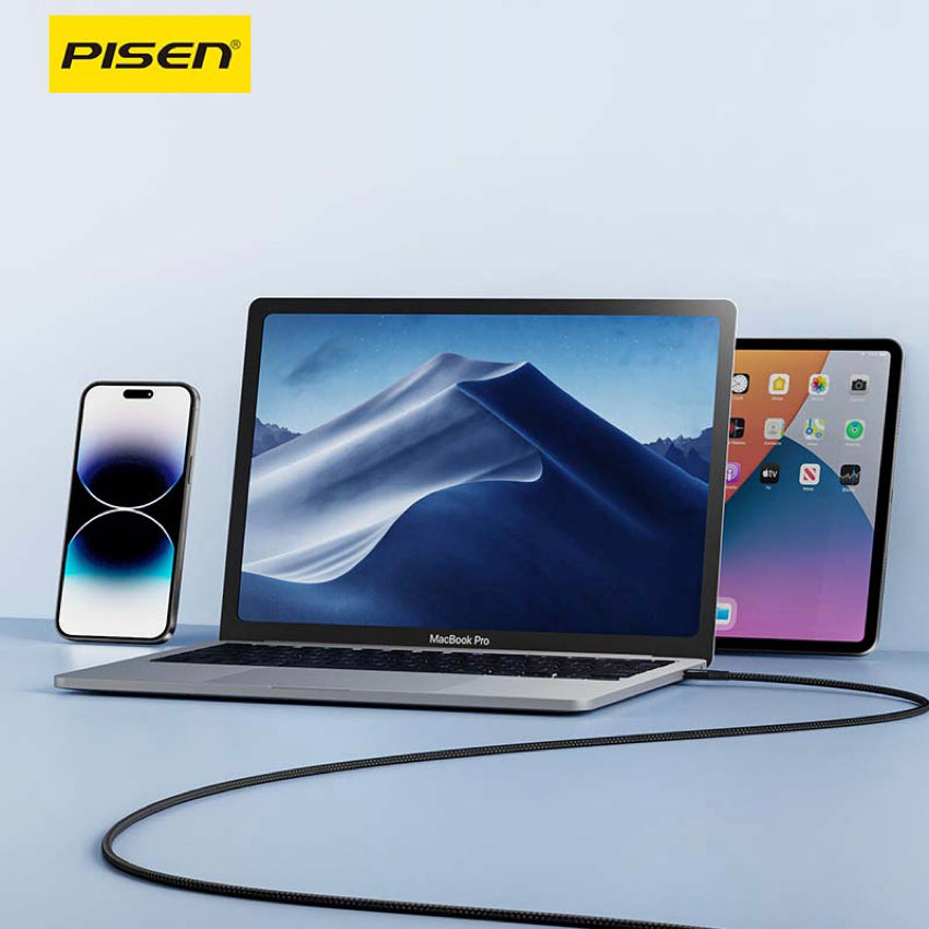 สายชาร์จ Magipi Magloop C2C ความยาว 1 เมตร สี Black สำหรับ iPhone, iPad, MacBook แบรนด์ PISEN