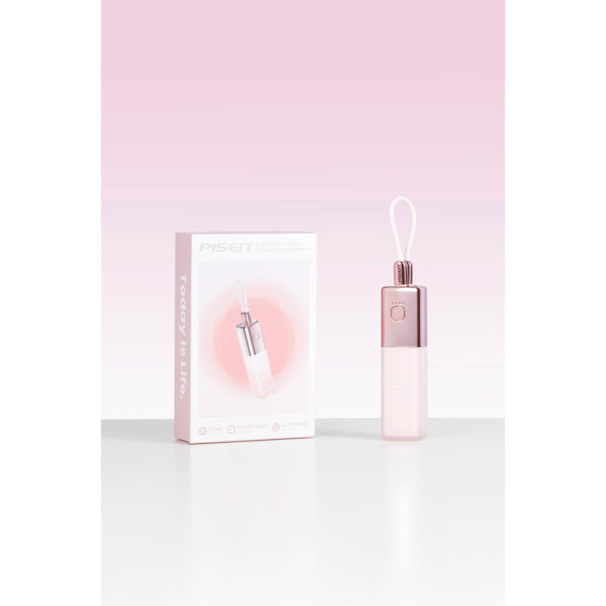 PISEN Power GlamVolt 5000 mAh 30W Fast Charging Power Bank(Orange)