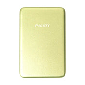 Powerbank PISEN SleekVolt สีเหลือง 10,000mAh รองรับชาร์จเร็ว 20W และชาร์จไร้สาย