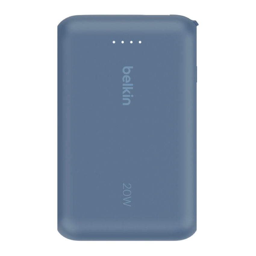 BELKIN BOOST CHARGE Power Bank 10K with built in cable-Blue