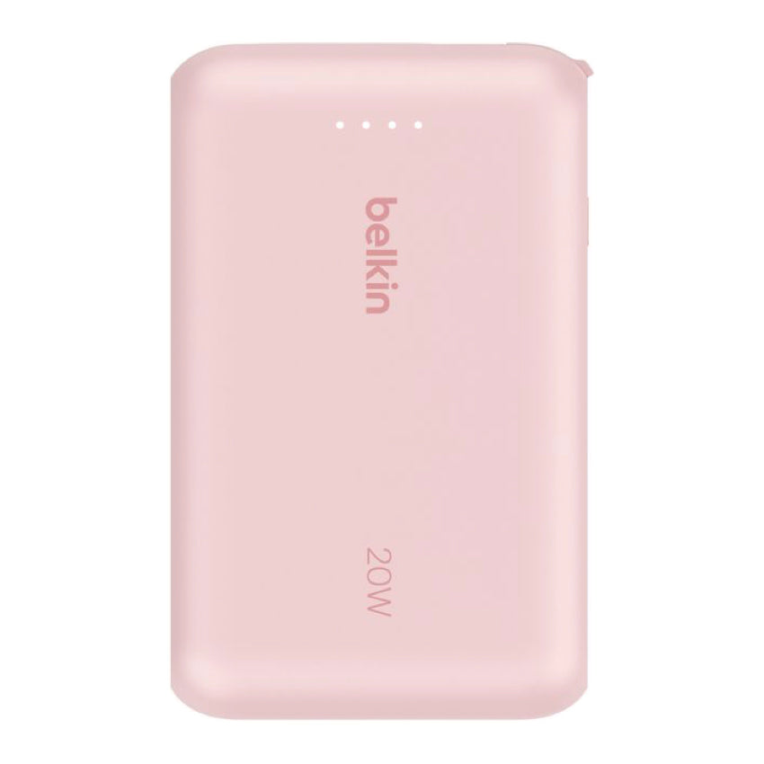 BELKIN BOOST CHARGE Power Bank 10K with built in cable-Pink