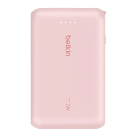 BELKIN BOOST CHARGE Power Bank 10K with built in cable-Pink