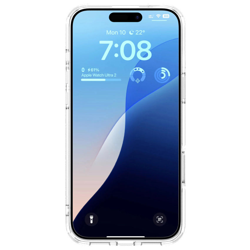 POWER SUPPORT Air Jacket Hybrid for iPhone 16 Plus - Clear