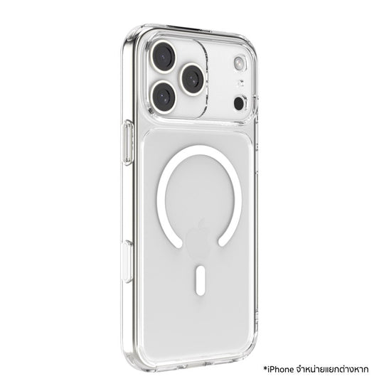 เคสกันกระแทก iPhone 17 Pro Power Support Air Jacket Mag Hybrid Camera Button - Clear