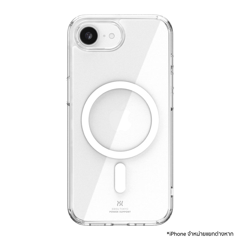 เคสไอโฟน Air Jacket Hybrid รองรับ MagSafe สำหรับ iPhone 16e - Clear จากแบรนด์ POWER SUPPORT