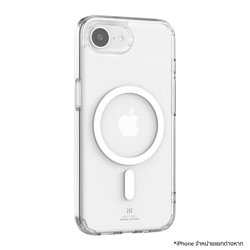 เคสไอโฟน Air Jacket Hybrid รองรับ MagSafe สำหรับ iPhone 16e - Clear กันกระแทก จากแบรนด์ POWER SUPPORT