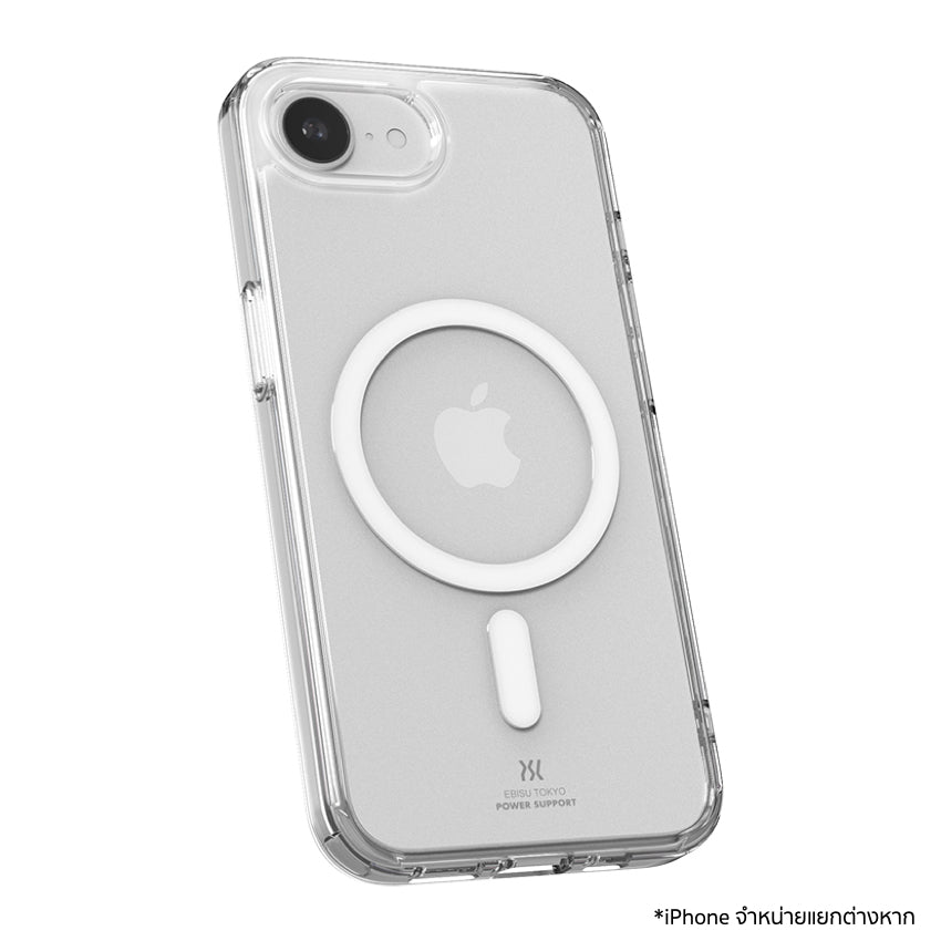 เคสไอโฟน Air Jacket Hybrid รองรับ MagSafe สำหรับ iPhone 16e - Clear กันรอยขีดข่วน จากแบรนด์ POWER SUPPORT