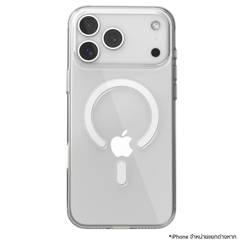 เคสใส Power Support สำหรับ iPhone 17 Pro Max รุ่น Air MagSafe ป้องกันรอย กล้องควบคุมง่าย ปุ่มแยก ชาร์จไร้สายได้ เบาและทนทาน