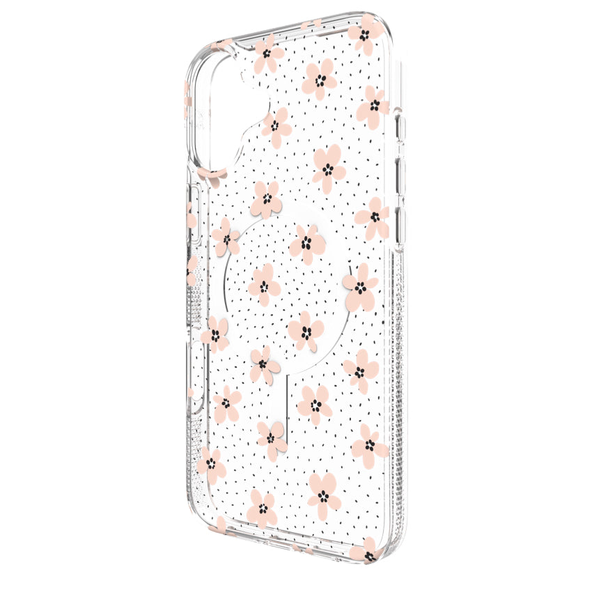 ZAGG Milan Snap for iPhone 16 Plus - Floral Pink Daisies