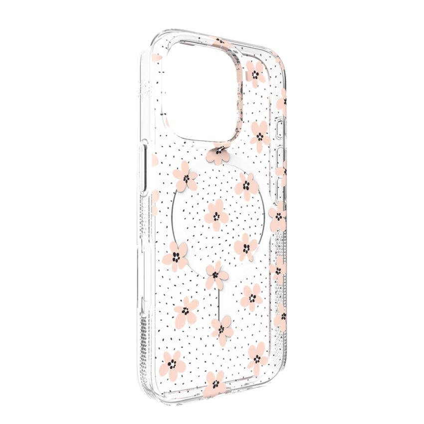 เคสกันกระแทก iPhone 16 Pro Zagg Milan Snap สี Floral Pink Daisies