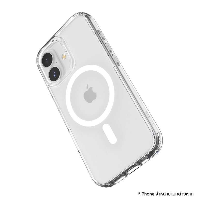 เคสไอโฟน Air Clear รองรับ MagSafe สำหรับ iPhone 17 สี Clear กันกระแทก 6 ฟุต แบรนด์ RAPTIC