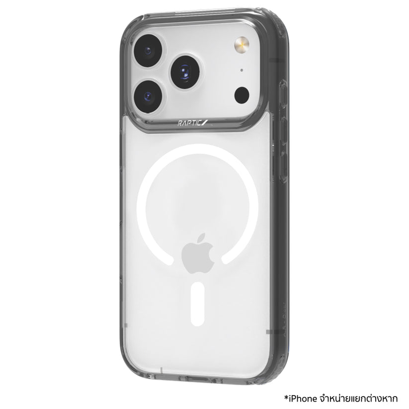 เคสไอโฟน Air Clear รองรับ MagSafe สำหรับ iPhone 17 Pro Max สี Black กันกระแทก แบรนด์ RAPTIC