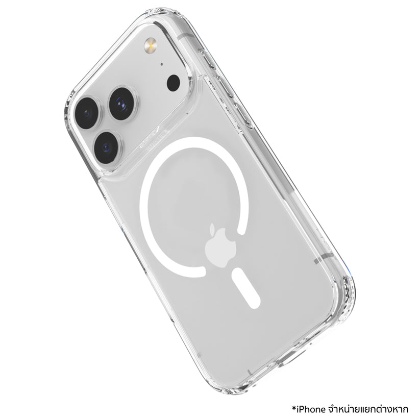 เคสไอโฟน Air Clear รองรับ MagSafe สำหรับ iPhone 17 Pro Max สี Clear กันกระแทก 6 ฟุต แบรนด์ RAPTIC