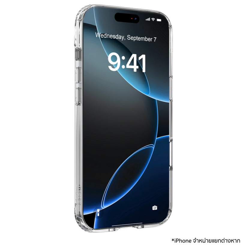 เคสไอโฟน Air Clear รองรับ MagSafe สำหรับ iPhone Air สี Clear ปกป้องหน้าจอ แบรนด์ RAPTIC