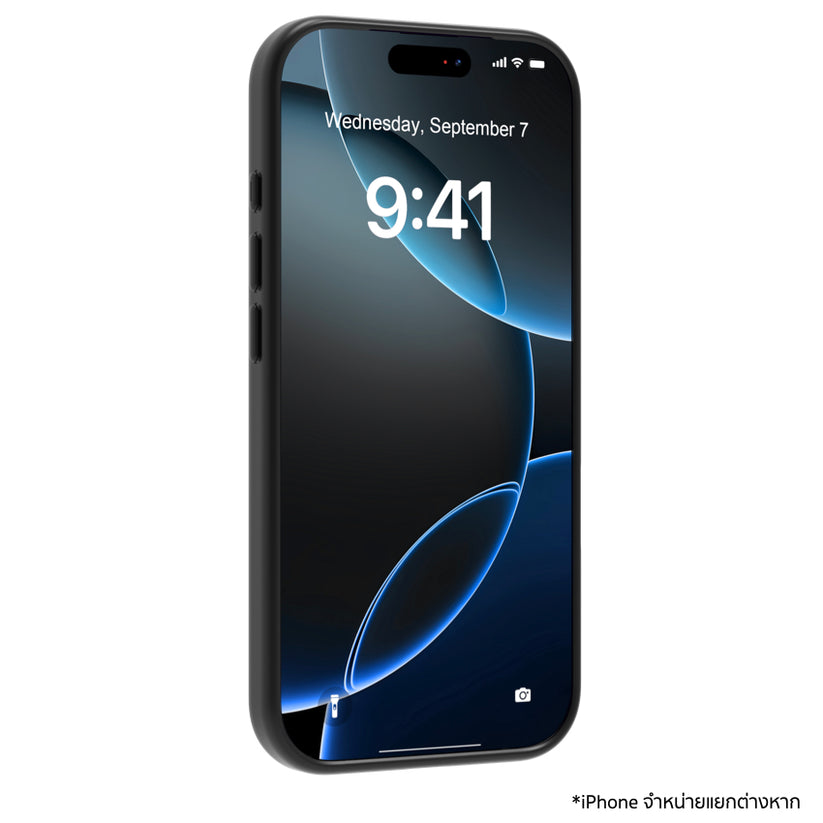 เคสไอโฟน Aramid Fiber Dual สำหรับ iPhone 17 Pro Max สี Black ปกป้องหน้าจอ แบรนด์ RAPTIC