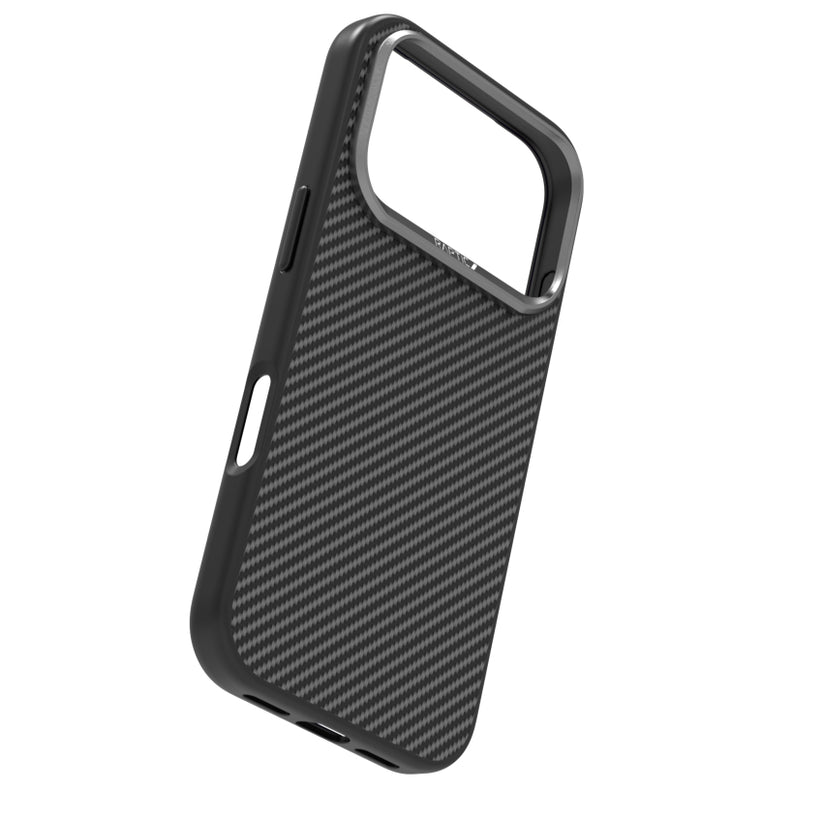 เคสไอโฟน Aramid Fiber Dual สำหรับ iPhone 17 Pro Max สี Black ปกป้องรอบด้าน แบรนด์ RAPTIC