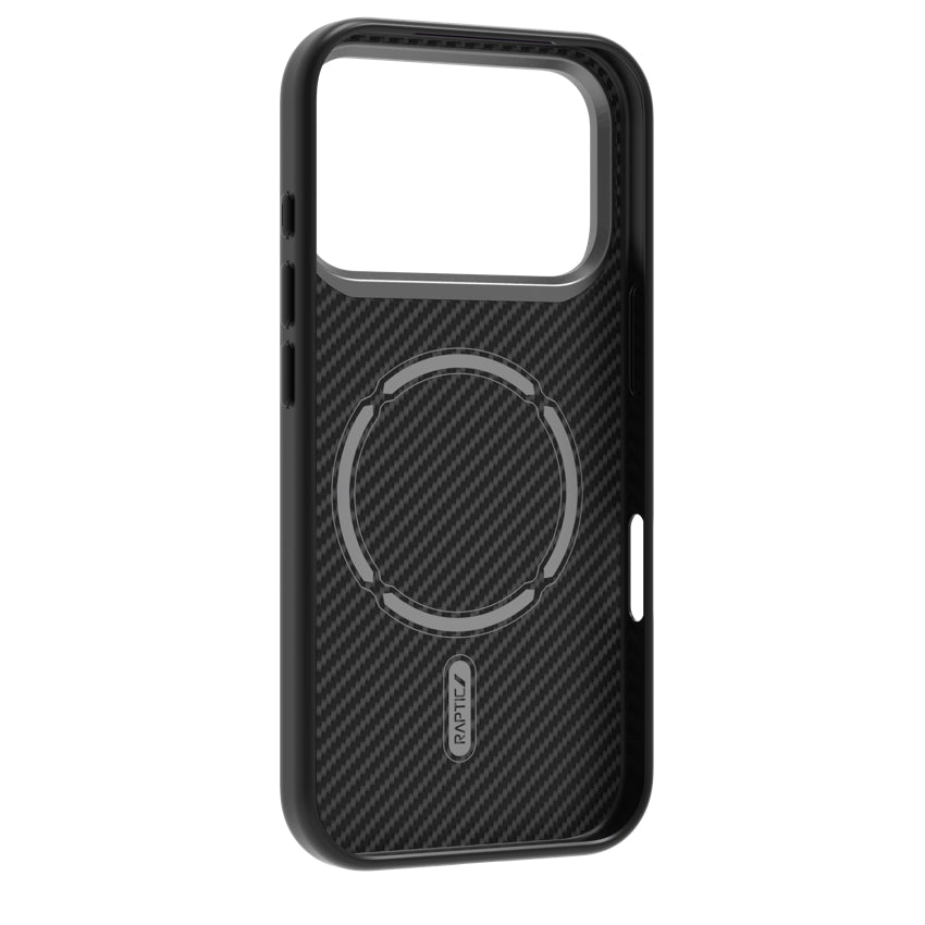 เคสไอโฟน Aramid Fiber Dual สำหรับ iPhone 17 Pro Max สี Black ชาร์จไร้สายได้ แบรนด์ RAPTIC