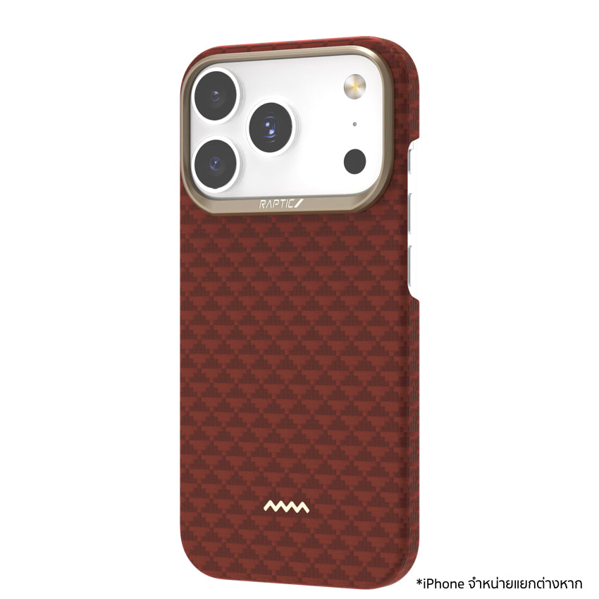 เคสไอโฟน Aramid รองรับ MagSafe สำหรับ iPhone 17 Pro - Oriental ดีไซน์เส้นใยอะรามิด จากแบรนด์ RAPTIC