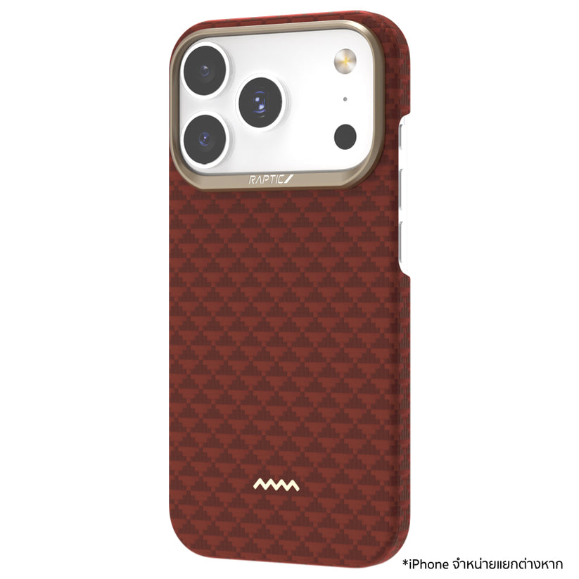 เคสไอโฟน Aramid รองรับ MagSafe สำหรับ iPhone 17 Pro Max - Oriental ดีไซน์เส้นใยอะรามิด จากแบรนด์ RAPTIC