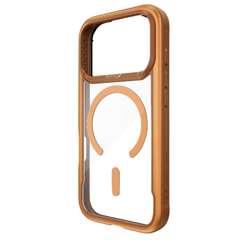เคสกันกระแทก iPhone 17 Pro Max Raptic Shield Classic รองรับ MagSafe - Orange