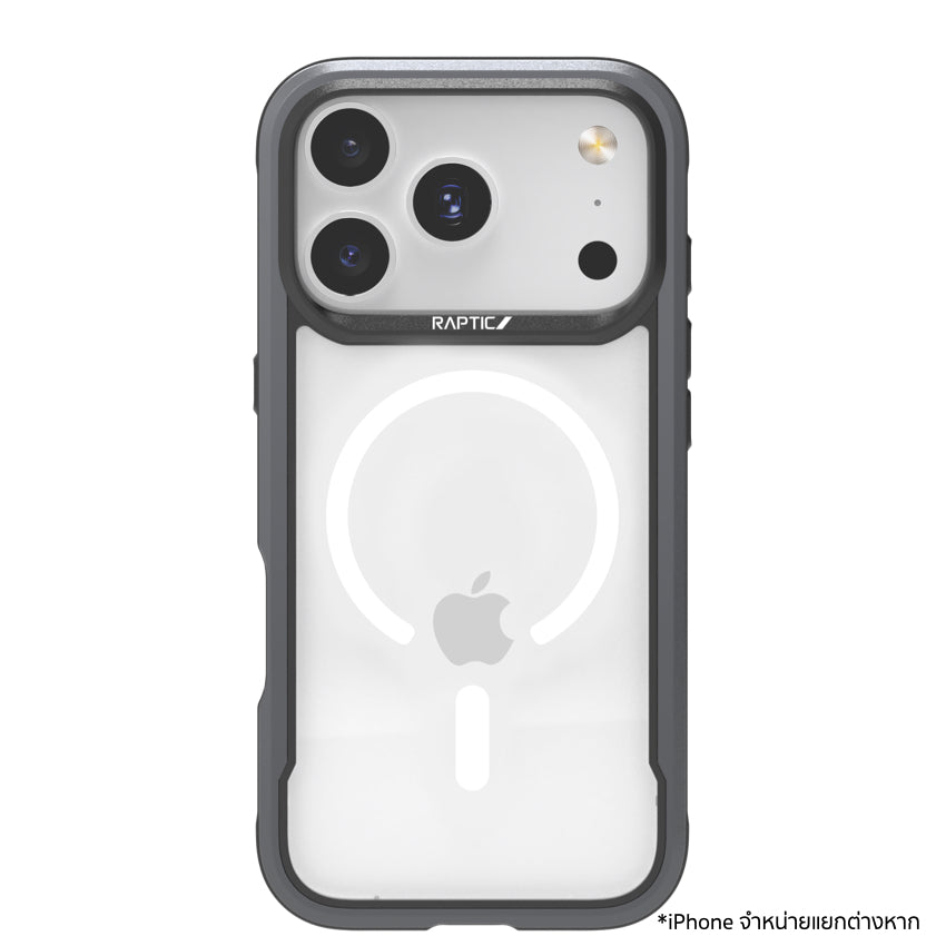 เคสไอโฟน Shield Classic รองรับ MagSafe สำหรับ iPhone 17 Pro สี Black จากแบรนด์ RAPTIC