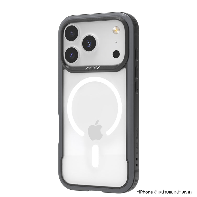 เคสไอโฟน Shield Classic รองรับ MagSafe สำหรับ iPhone 17 Pro สี Black ดีไซน์สวยงาม จากแบรนด์ RAPTIC