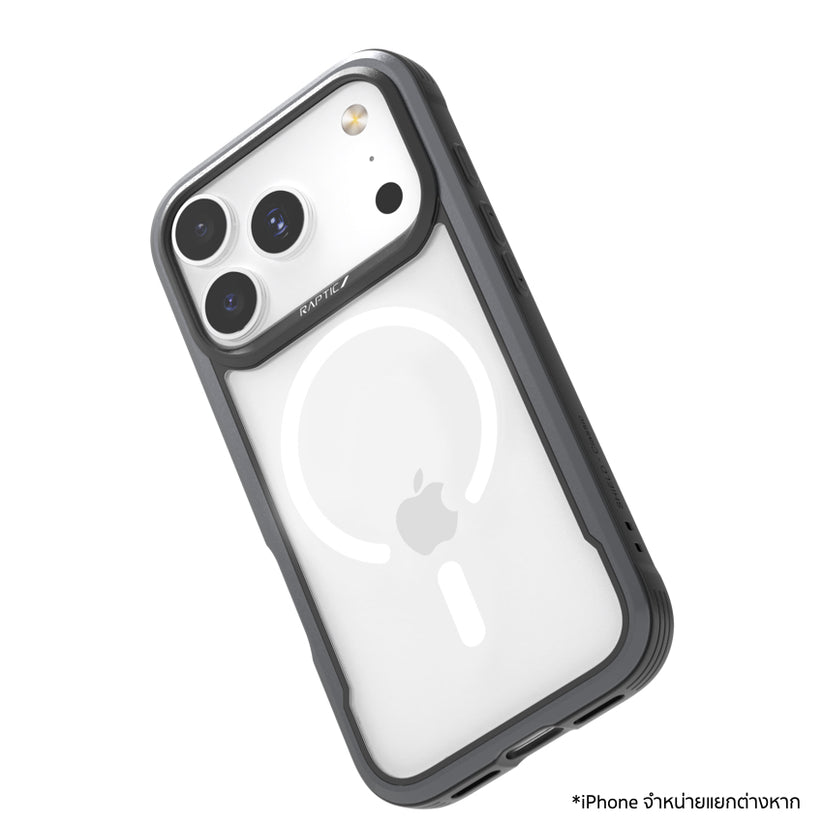 เคสไอโฟน Shield Classic รองรับ MagSafe สำหรับ iPhone 17 Pro สี Black กันกระแทก จากแบรนด์ RAPTIC