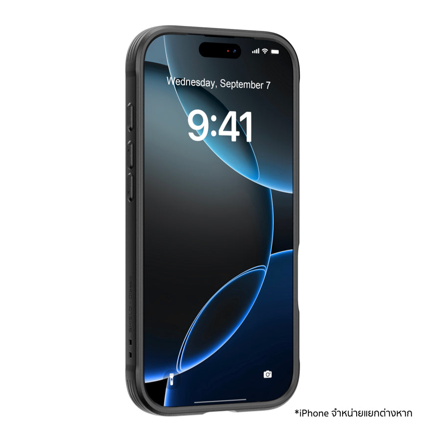 เคสไอโฟน Shield Classic รองรับ MagSafe สำหรับ iPhone 17 Pro สี Black กันรอยขีดข่วน จากแบรนด์ RAPTIC