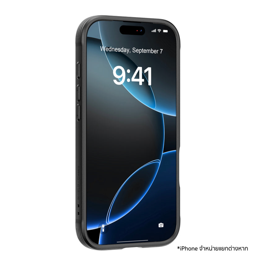 เคสไอโฟน Shield Classic รองรับ MagSafe สำหรับ iPhone 17 Pro สี Black กันรอยขีดข่วน จากแบรนด์ RAPTIC