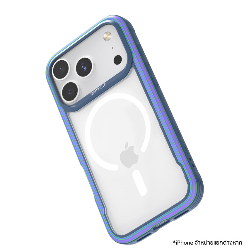 เคสไอโฟน Shield Classic รองรับ MagSafe สำหรับ iPhone 17 Pro สี Iridescent กันกระแทก จากแบรนด์ RAPTIC