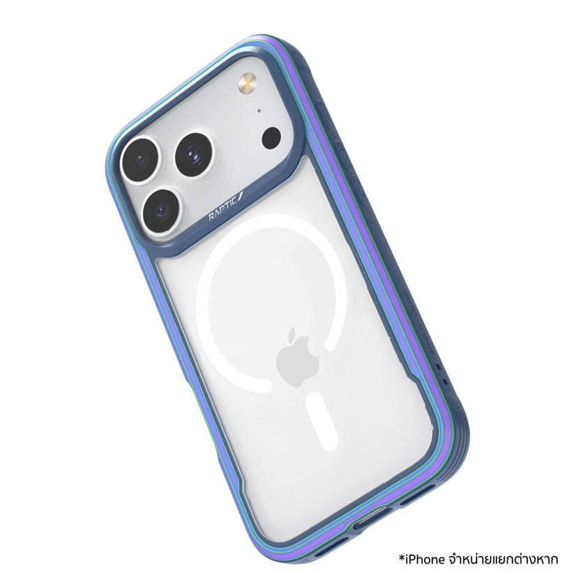 เคสไอโฟน Shield Classic รองรับ MagSafe สำหรับ iPhone 17 Pro สี Iridescent กันกระแทก จากแบรนด์ RAPTIC