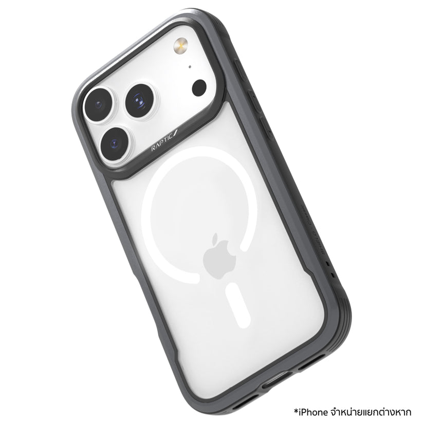 เคสไอโฟน Shield Classic รองรับ MagSafe สำหรับ iPhone 17 Pro Max สี Black กันกระแทก จากแบรนด์ RAPTIC